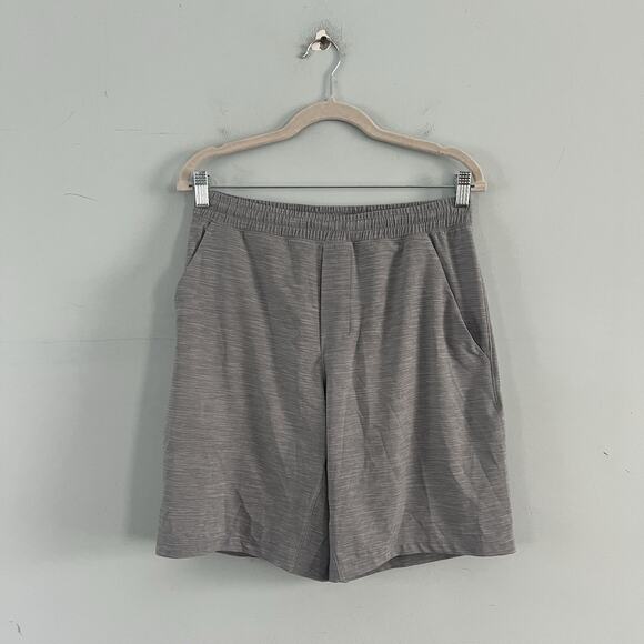 Lululemon Pace Breaker Gray Heather Lined 9” Training Shorts - Picture 1 of 5